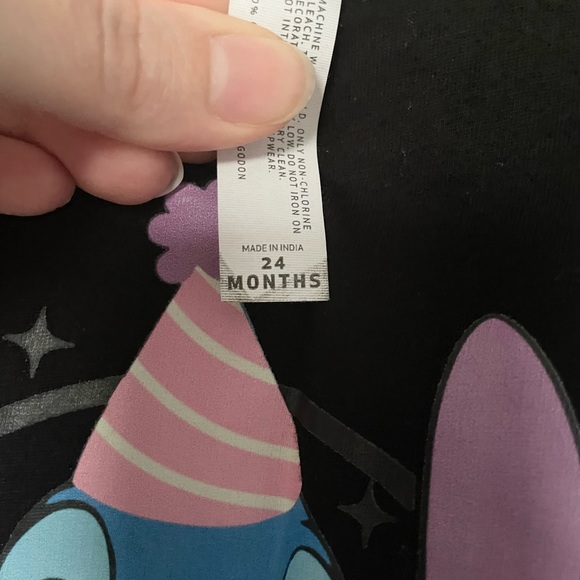 Toddler Birthday Shirt Bundle Personalized Names JAYLINE PAXTON Stitch Bluey - Picture 4 of 7